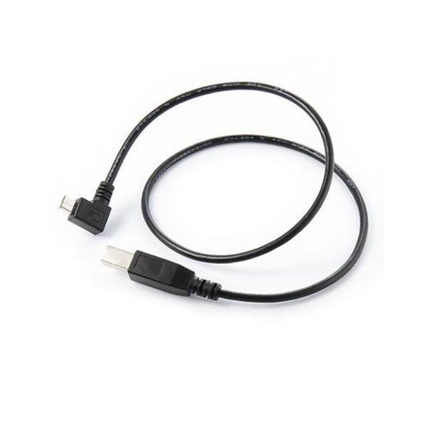 OTG кабель угловой micro USB (папа) - USB B (папа) подключение принтера сканера оборудования 0,6м 4999 фото