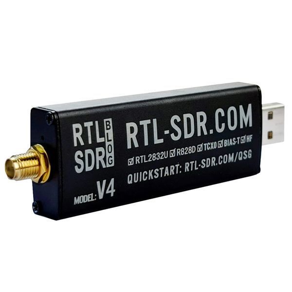 Радіоприймач RTL-SDR Blog V4 R828D RTL2832U (0.5...1.7 GHz) 1PPM TCXO SMA SDR #, HDSDR, SDR-radio, GQRX або S 7688 фото