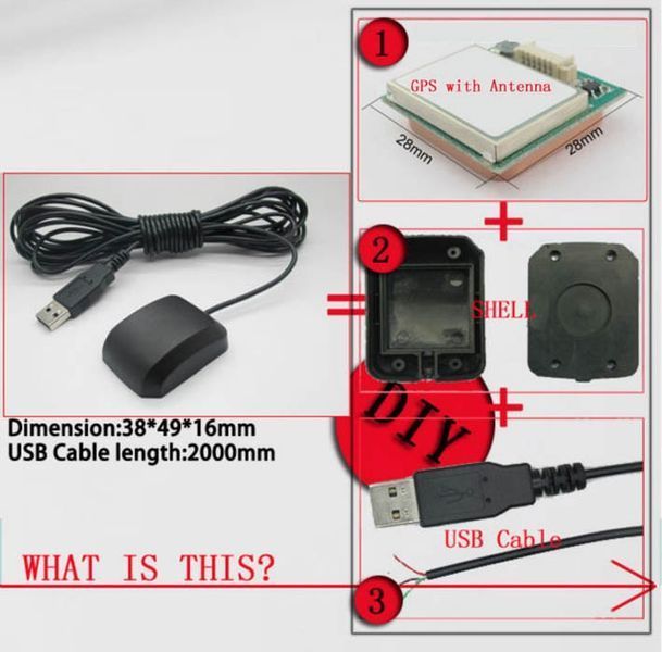 GPS USB приемник LOCUSY Chip UBLOX 6010 LUYVK162 2900 фото