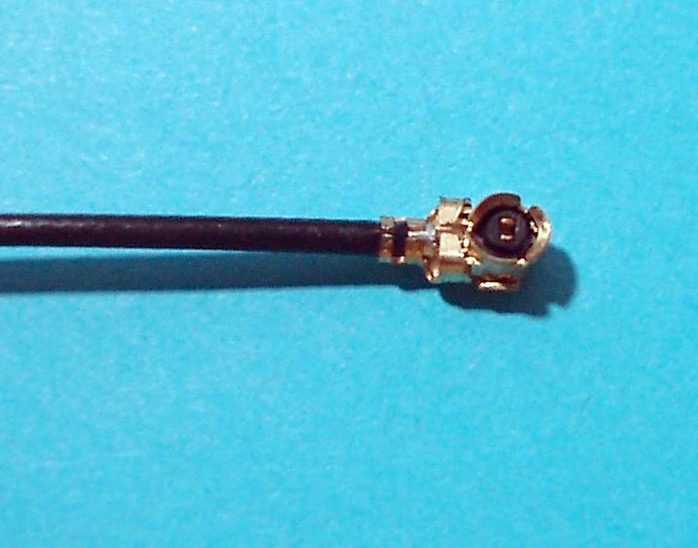 Пігтейл 5 см UFL &mdash; RPSMA гніздо, перехідник Mini PCI U.FL/RP-SMA 5097(2820-2) фото