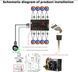 Сплиттер PWM Хаб (4pin MOLEX) для ARGB подсветки 5V 3-pin &ndash; разветвитель на 10 портов с питанием МОЛЕКС для ASUS AURA SYNC охлаждения вентилятор 6134-4 фото 9