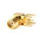 Конектор SMA female #2 прямий Thru Hole plug 5 контактний (див. розташування контактів!!! Конектор р 5004 фото 3