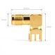 Конектор SMA female #2 прямий Thru Hole plug 5 контактний (див. розташування контактів!!! Конектор р 5004 фото 6