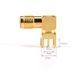 Конектор SMA female #2 прямий Thru Hole plug 5 контактний (див. розташування контактів!!! Конектор р 5004 фото 5
