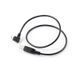 OTG кабель угловой micro USB (папа) - USB B (папа) подключение принтера сканера оборудования 0,6м 4999 фото 2