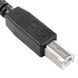 OTG кабель угловой micro USB (папа) - USB B (папа) подключение принтера сканера оборудования 0,6м 4999 фото 4