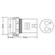 Вольтметр зелений LED AC20-500V AD101-22VMS 4784 фото 4