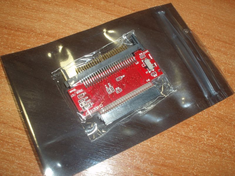 Адаптер 1.8 IDE Toshiba (50 pin мама) &mdash; CF (50 pin тато, Compact Flash) #2 5569 фото