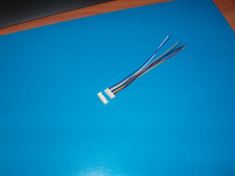 JST-GH-JST 8 pin 7S (крок 1.25 мм) роз'єм тато+мама кабель 10 см (Molex Picoblade iMAX B6 7.4v LiPo для балансувань) 6244 фото
