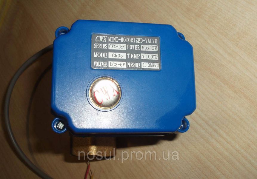 CWX-15N DC3-6v DN20 клапан кран электромагнитный перекрытия воды 3/4'. Моторизованный шаровой кран 5098 фото