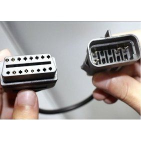 OBD2 колодка 16-пин (мама) + Opel 10 пин (папа) опель переходник для диагностики AUTOCOM DELPHI TCS MULTIDIAG 2091 фото