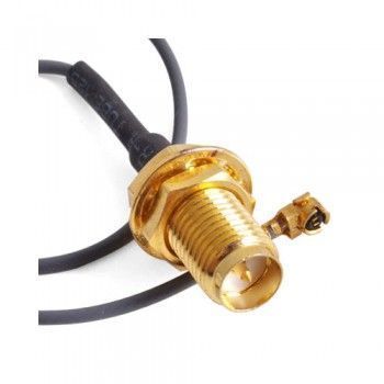 Пигтейл переходник разъем RP-SMA (female) - U.FL (uFL/u.FL/IPX/IPEX) удлинитель wi-fi mikrotik female Pigtail 2820 фото