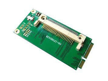 Адаптер Mini PCI-E -> CF (ЛЕВИЙ, HX-CF090430 Asus EeePC 701, 900...) 294 фото
