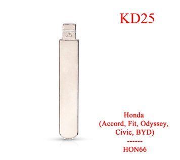 Keydiy жало викидне лезо ключа Honda (HON66) No 25 Accord, Fit, Odyssey, Civic, BYD 5661 фото