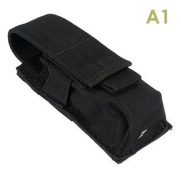 Подсумок для пистолетного магазина тактический Molle (черный) 4429 фото