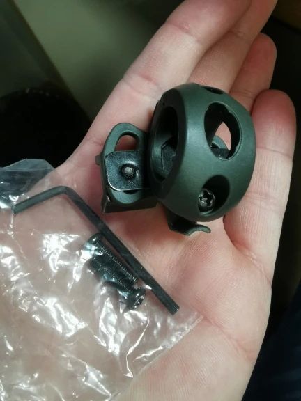 Nhelmet Tactical тактический держатель (ОЛИВА) крепление фонаря под рельсы ARC (1,2' 20-24мм) 7006 фото