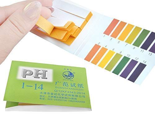 Лакмусовий папір смужки 1-14 pH для визначення рівня рН (упаковка: 80 смужок) pH-тест, pH-метр, pH-вимірювач 3639 фото