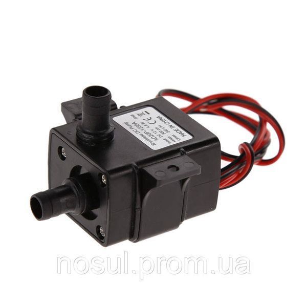 Мінінасос помпа заглибний водяний 12V для фонтанів, акваріумів 3350 фото