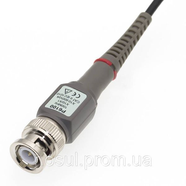 P6100 щуп 2 шт. пробник зонд 100МГц для осцилографа, 600 В, 1x/10x 3788 фото