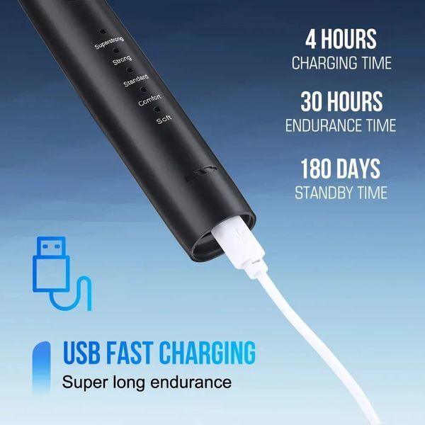 Электрический ирригатор для полости рта с USB зарядкой и множеством режимов работы 7845 фото