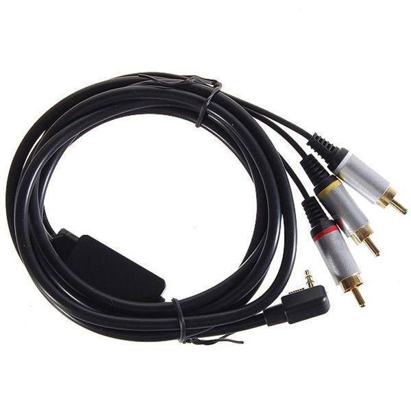Відео кабель AV Sony PSP-S150E RCA тюльпан композитний для PSP 2000/3000 1.8м 0672 фото