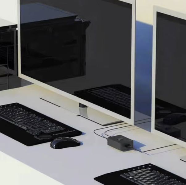 Світчер USB 3.0 KVM USB-sharing-swith (1x2/2x1) під'єднання USB пристроїв до 2 комп'ютерів Switcher двоспрямований комутатор для спільного використання пристроїв перемикач 0136-2 фото