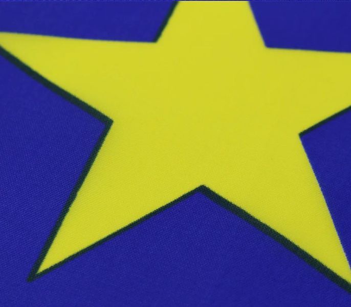 Прапор Євросоюза EU European Europe Union 1955 Ради Європи (150*90 см) приватних і музейних колекцій, експозицій, науково-дослідної та викладачської діяльності 8188 фото