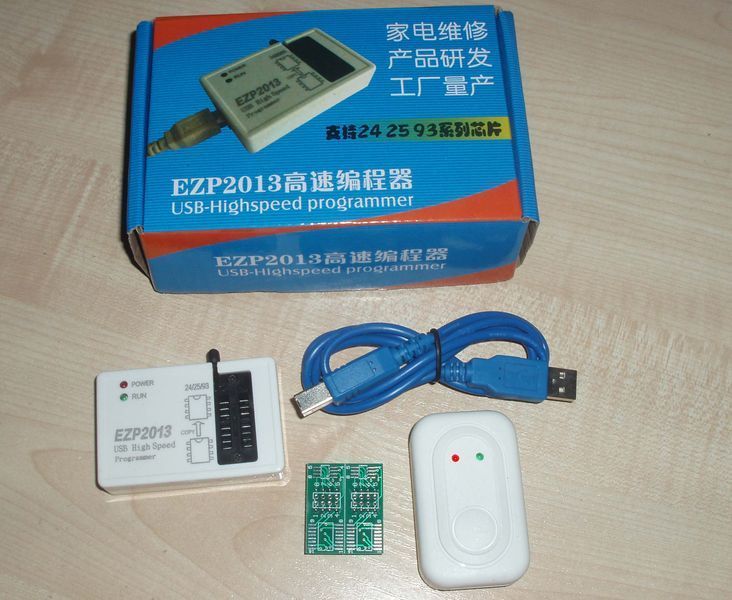 Программатор EZP2013 USB SPI (24 25 93 EEPROM 25 flash bios chip) 4528 фото