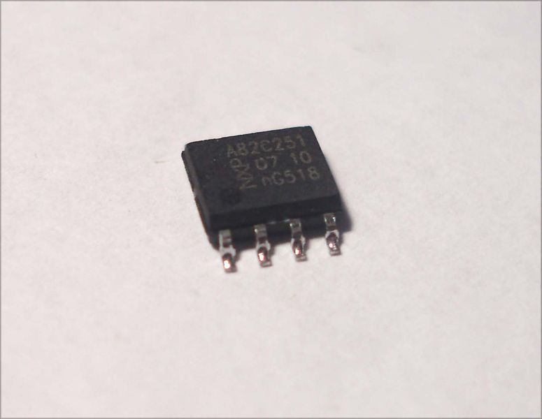 Микросхема NXP A82C251T SOP8 (CAN) PCA82C251 КАН трансивер эмулятор adblue ремонт замена CAN 3982 фото