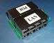 Інжектор PoE 8 портовий LAN Port Passive IEEE 802.3 af/at 10/100BASE-TX (віддалене харчування домофонів, викликових панелей, мереж 3547 фото 4