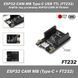 ESP32-CAM-MB (USB Type-C) чипе FT232 TTL плата программирования база материнская downloade (под установку ESP3 7352-2 фото 2