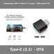 Перехідник USB 3.0 Type-C 3.1 (тато) &mdash; USB (мама) OTG 5564 фото 1