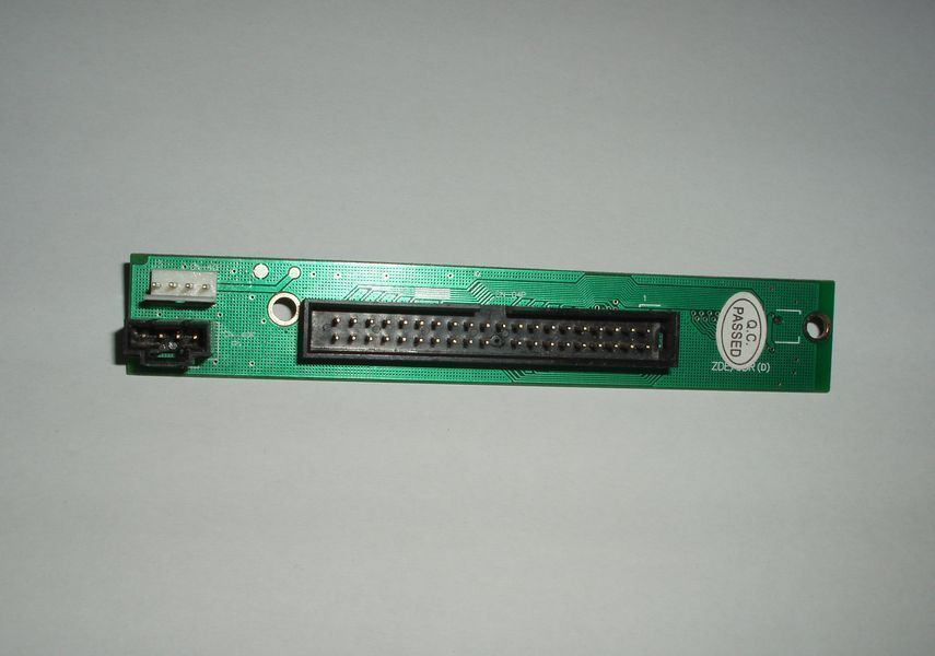 Адаптер 3.5' IDE 40 pin (male тато) &mdash; JAE (50 pin slim CD/DVD) СД/ДВД ROM Desktop PC Adapter Interposer 0296 фото