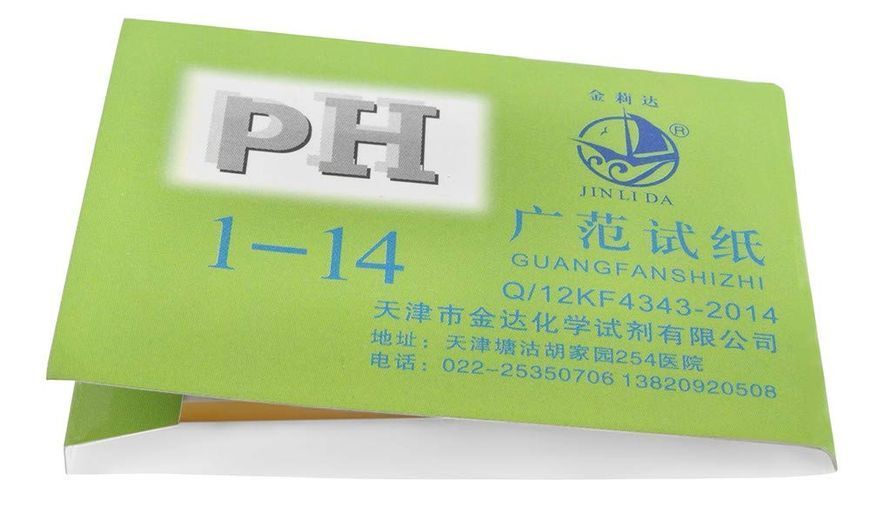 Лакмусовий папір смужки 1-14 pH для визначення рівня рН (упаковка: 80 смужок) pH-тест, pH-метр, pH-вимірювач 3639 фото