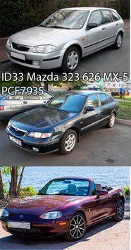 Чип-транспондер ID33 PCF7935 (Mazda 323 626 MX-5) 4324 фото