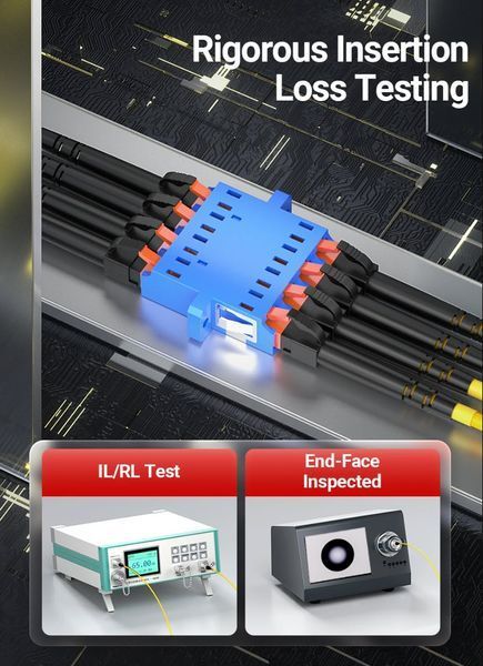 Патч-корд оптический LC-LC UPC (1 м) 2.0 мм SMF 9/125&mu;m Fiber Optical Patch Cable Singlemode Simplex Bend Insensitive Fiber Optic Cord 8212 фото