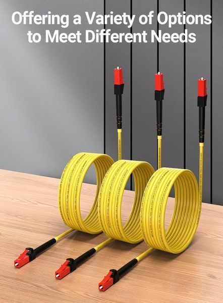 Патч-корд оптический LC-LC UPC (1 м) 2.0 мм SMF 9/125&mu;m Fiber Optical Patch Cable Singlemode Simplex Bend Insensitive Fiber Optic Cord 8212 фото