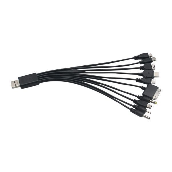10 в 1 универсальный USB кабель для зарядки телефонов планшетов фотоаппаратов игровых консолей и др iPod, MOTO 2577 фото