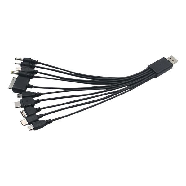 10 в 1 универсальный USB кабель для зарядки телефонов планшетов фотоаппаратов игровых консолей и др iPod, MOTO 2577 фото