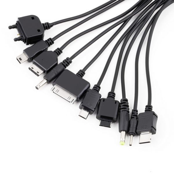 10 в 1 универсальный USB кабель для зарядки телефонов планшетов фотоаппаратов игровых консолей и др iPod, MOTO 2577 фото