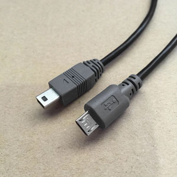 Кабель OTG DSLR micro USB (тато) &mdash; mini USB (тато) 0,2 м (під'єднання смартфона до фотоапаратів, камер) 4996 фото