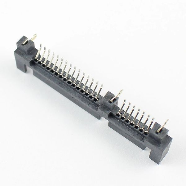 Коннектор SATA 7+15 Pin 22 Pin Male (папа)#3 SMT 1.27 мм угловой правый 5391 фото