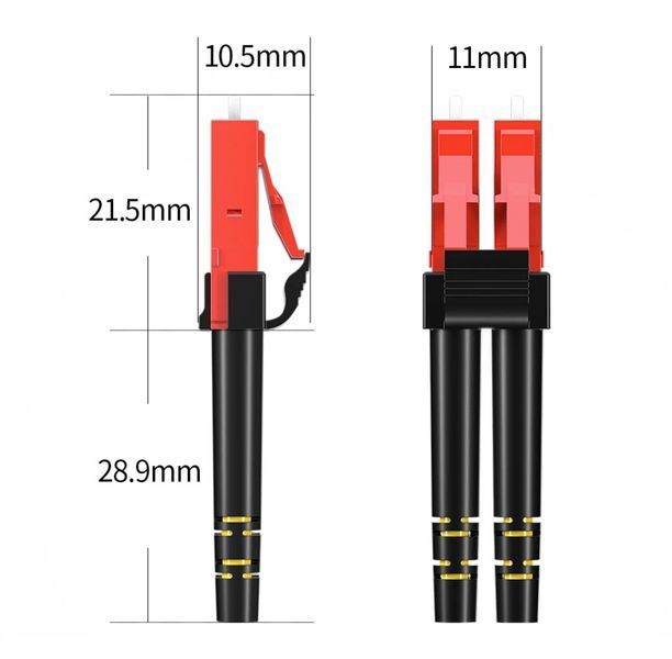 Патч-корд оптический LC-LC UPC (1 м) 2.0 мм SMF 9/125&mu;m Fiber Optical Patch Cable Singlemode Simplex Bend Insensitive Fiber Optic Cord 8212 фото