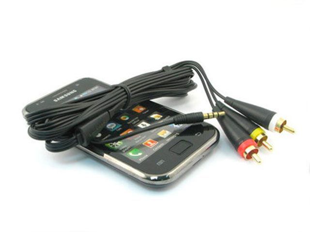 Видео кабель для Samsung GT i9000 Galaxy TV Out AV Cable S i9000 i909 i9008 i8510 i9003 1305 фото