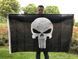 Флаг черный Punisher военный символ череп SIG Craft International NAVY SEAL каратель Black Background 150*90 7553 фото 2