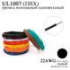 22AWG 0,5 мм2 (диаметр 1,6 мм) UL1007 провод монтажный одножильный ПВХ (ЧЕРНЫЙ) 1X0.6TS (single copper wire) 6038-2 фото 1