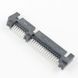 Коннектор SATA 7+15 Pin 22 Pin Male (папа)#3 SMT 1.27 мм угловой правый 5391 фото 5