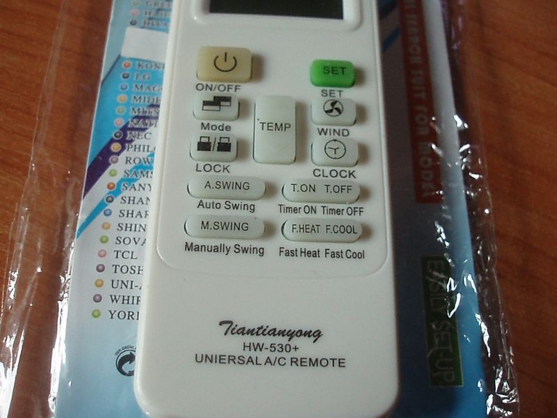 Пульт ДУ для кондиционеров HW-530+ KT/3000 Universal a/C Remote Control Epath 3396 фото