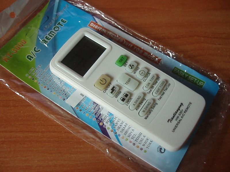 Пульт ДУ для кондиционеров HW-530+ KT/3000 Universal a/C Remote Control Epath 3396 фото