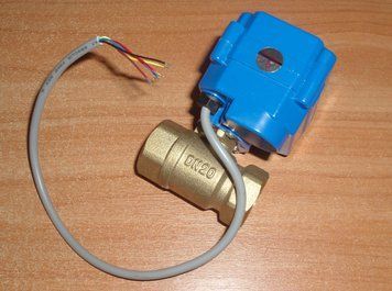 CWX-15N DC12V DN20 CR05 клапан кран електромагнітне перекриття води 3/4'. Кульовий кран 5091 фото